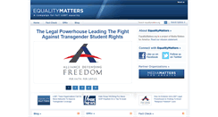 Desktop Screenshot of equalitymatters.org