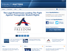 Tablet Screenshot of equalitymatters.org